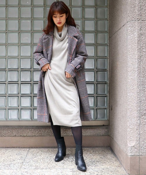 Closet ハークローゼット のファッション Hercloset Her ワンピース アンチピリングタートルビッグワンピース ワンピース Her ワンピース セール