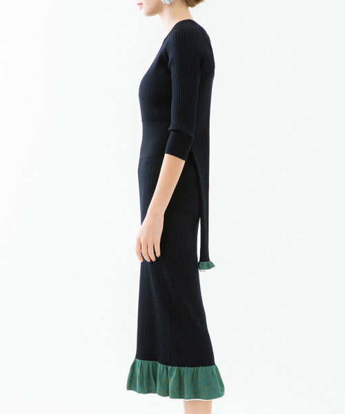 TOGA PULLA　ドレス　ロングワンピース TOGA PULLA トーガプルラ ニットロングドレス ワンピース TOGA PULLA