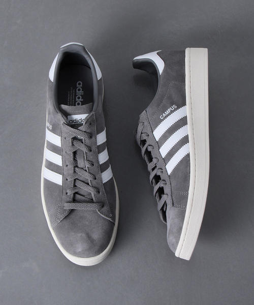 adidas（アディダス）の「＜adidas（アディダス）＞ CAMPUS（スニーカー・メンズ・ライトグレー/ブラック・27cm/28.5cm/27.5cm/30cm/26cm/29cm/28cm/26.5cm/25.5cm）」の2枚目の写真