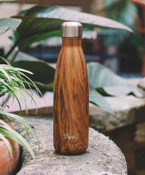 S'well(スウェル)の「ボトル 水筒・17oz・500ml/S'well(スウェル)(グラス/マグカップ/タンブラー)」|ウッド