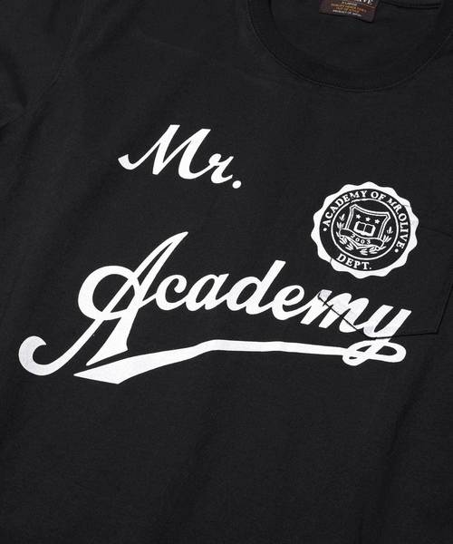 MR.OLIVE（ミスターオリーブ）の「7oz HEAVEY WEIGHT AMERICAN COTTON / ACADEMY T-SHIRT（Tシャツ/カットソー・メンズ・ネイビー/ブラック/オフホワイト・SMALL/X-LARGE/MEDIUM/LARGE）」の8枚目の写真