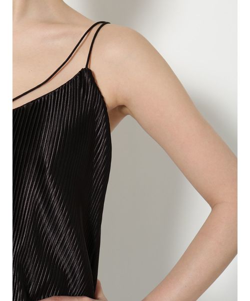 EMODA（エモダ）の「2WAYクロスプリーツキャミソール（キャミソール・レディース・ブラック/カーキ/オレンジ・FREE）」の16枚目の写真