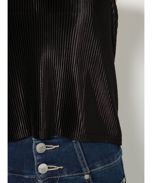 EMODA（エモダ）の「2WAYクロスプリーツキャミソール（キャミソール・レディース・ブラック/カーキ/オレンジ・FREE）」の17枚目の写真