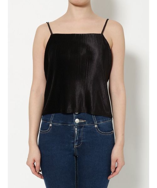 EMODA（エモダ）の「2WAYクロスプリーツキャミソール（キャミソール・レディース・ブラック/カーキ/オレンジ・FREE）」の18枚目の写真