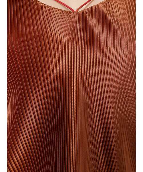 EMODA（エモダ）の「2WAYクロスプリーツキャミソール（キャミソール・レディース・ブラック/カーキ/オレンジ・FREE）」の22枚目の写真