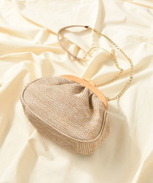 DISCOAT | ペーパーウッドガマ口ショルダー(ショルダーバッグ)