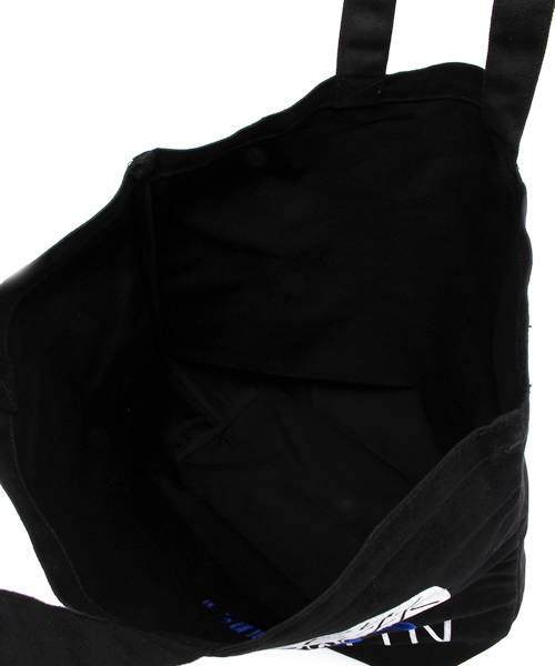 WEGO（ウィゴー）の「WEGO/グラフィティートートバッグ（トートバッグ・メンズ・ホワイト/ブラック・FREE）」の8枚目の写真