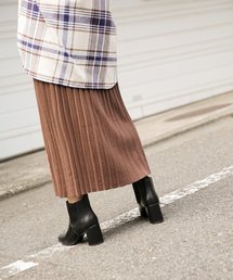 LOWRYS FARM | ニットプリーツスカート 853086(スカート)