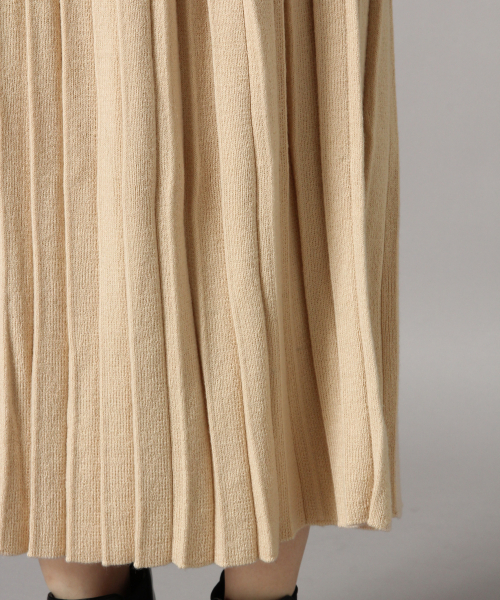 LOWRYS FARM（ローリーズファーム）の「ニットプリーツスカート 853086（スカート・レディース・アイボリー/ブラウン/ブルー・FREE）」の11枚目の写真