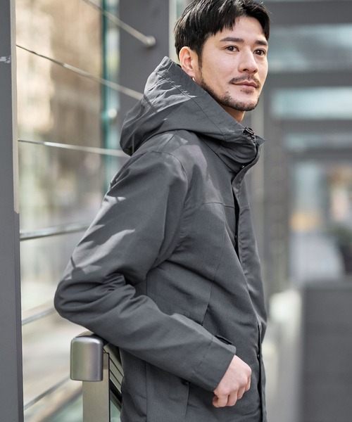 Mサイズ！撥水！デプス ナイロンマウンテンパーカー ジャケット SPU（スプ） マウンテンパーカー ウインドブレーカー 撥水マウンテン