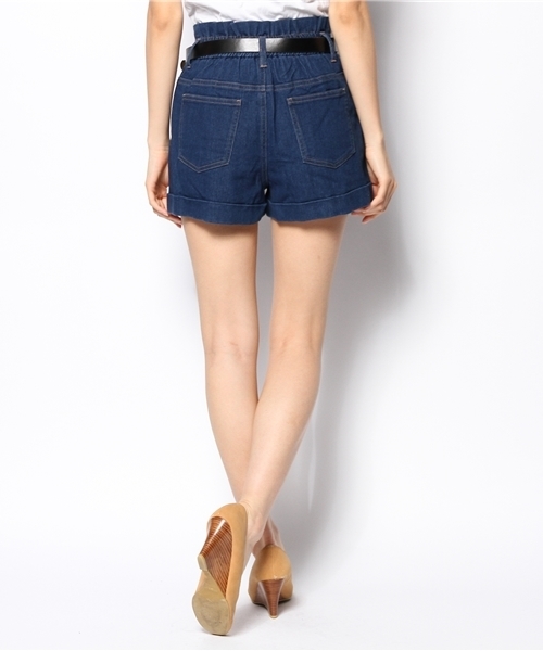 PAGEBOY（ページボーイ）の「ハイウエストデニム（その他パンツ・レディース・ホワイト/ブルー/インディゴブルー・FREE）」の4枚目の写真