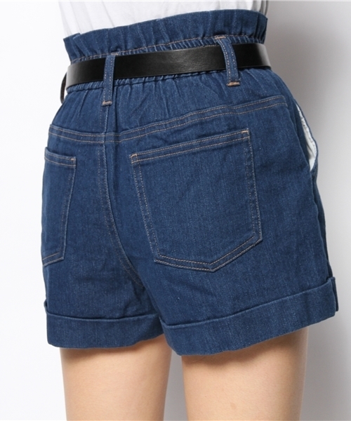 PAGEBOY（ページボーイ）の「ハイウエストデニム（その他パンツ・レディース・ホワイト/ブルー/インディゴブルー・FREE）」の5枚目の写真