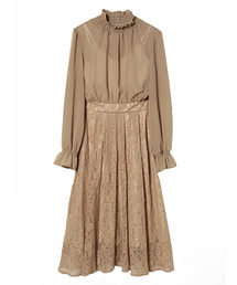 EIMY ISTOIRE | レースコンビシャーリングワンピース(ワンピース)