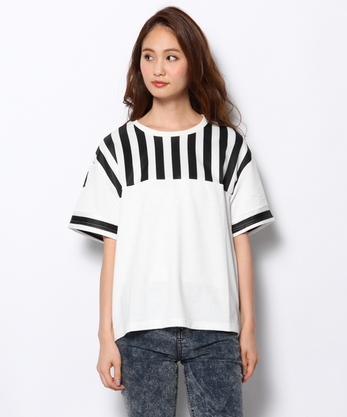 DANCE LB-03（ダンス エルビー・ゼロスリー）の「BIG TEE（Tシャツ/カットソー・レディース・ホワイト系・FREE）」の4枚目の写真