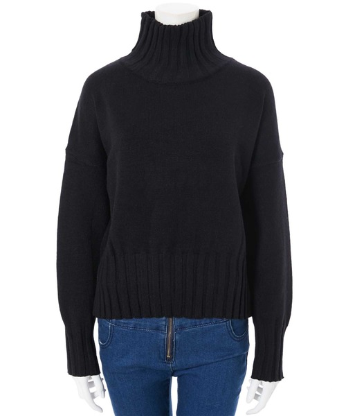 fifth(フィフス)の「ハイネック太リブニット(ニット/セーター・レディース・ブラック/ブラウン/アイボリー・MEDIUM)」の11枚目の写真