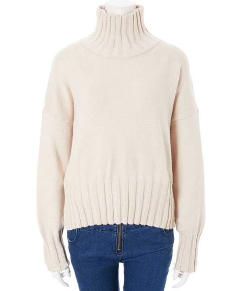 fifth(フィフス)の「ハイネック太リブニット(ニット/セーター・レディース・ブラック/ブラウン/アイボリー・MEDIUM)」の15枚目の写真