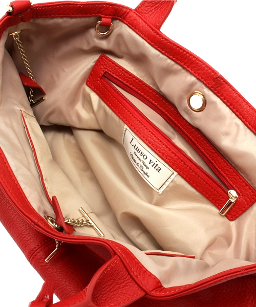 NANO universe（ナノユニバース）の「トート2wayショルダーバッグ（ショルダーバッグ・レディース・ブラック/グレー/オフホワイト/レッド・FREE）」の6枚目の写真