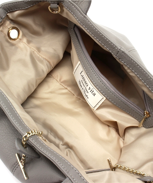 NANO universe（ナノユニバース）の「トート2wayショルダーバッグ（ショルダーバッグ・レディース・ブラック/グレー/オフホワイト/レッド・FREE）」の7枚目の写真