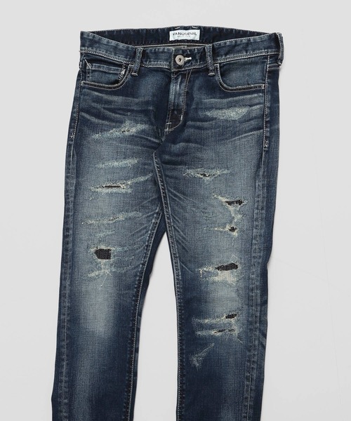 ハードリメイクストレッチスキニーデニム デニムパンツ Vanquish ヴァンキッシュ のファッション通販 Zozotown