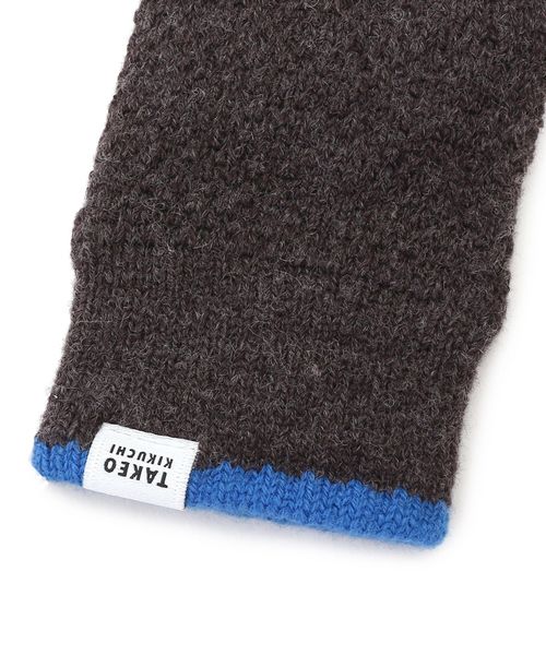 TAKEO KIKUCHI（タケオキクチ）の「【 WEB限定 】パッケージ入り カノコ編み ニットグローブ（手袋・メンズ・チャコール/ブラック系4/ネイビー系4・00）」の6枚目の写真