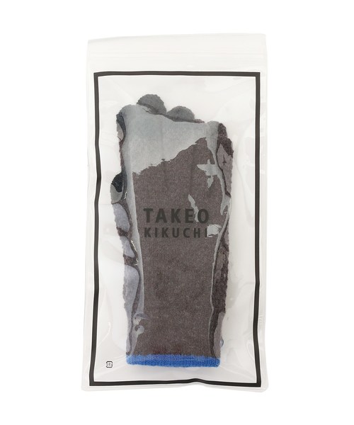 TAKEO KIKUCHI（タケオキクチ）の「【 WEB限定 】パッケージ入り カノコ編み ニットグローブ（手袋・メンズ・チャコール/ブラック系4/ネイビー系4・00）」の8枚目の写真