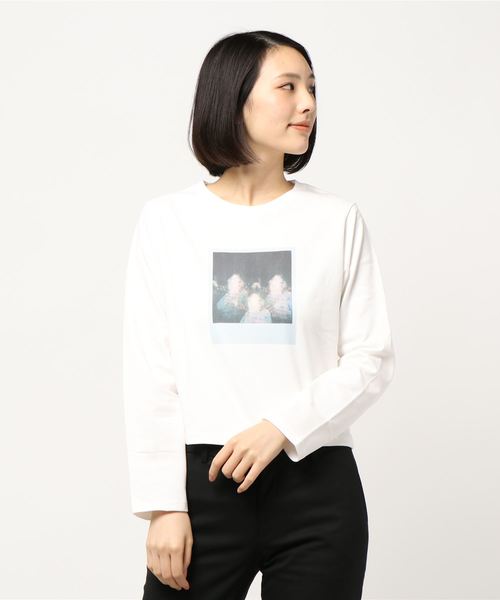 archives（アルシーヴ）の「アソートプリントT（Tシャツ/カットソー・レディース・ベージュ/ブラウン/グレー/その他1/その他2/その他3・MEDIUM）」の2枚目の写真