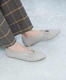 ROPE' PICNIC | ギャザーリボンソフトフラットシューズ(パンプス)