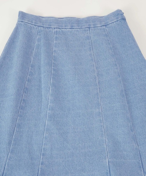 titivate(ティティベイト)の「デニムソフトマーメードスカート(デニムスカート・レディース・ホワイト/ライトブルー/ネイビー・S/M/L)」の16枚目の写真