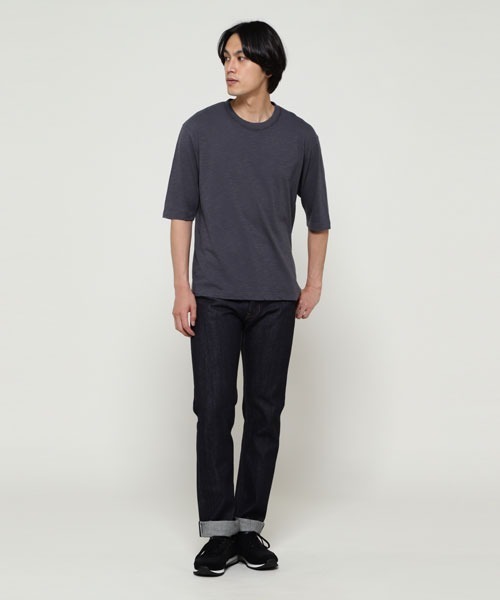 SUNSPEL(サンスペル)の「SUNSPEL / MEN’S COTTON RAMIE JERSEY(Tシャツ/カットソー・メンズ・ブラック/ダークグリーン/チャコール・SMALL/MEDIUM/LARGE)」の7枚目の写真