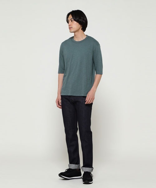 SUNSPEL(サンスペル)の「SUNSPEL / MEN’S COTTON RAMIE JERSEY(Tシャツ/カットソー・メンズ・ブラック/ダークグリーン/チャコール・SMALL/MEDIUM/LARGE)」の10枚目の写真