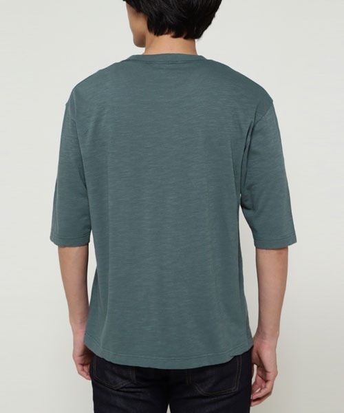 SUNSPEL(サンスペル)の「SUNSPEL / MEN’S COTTON RAMIE JERSEY(Tシャツ/カットソー・メンズ・ブラック/ダークグリーン/チャコール・SMALL/MEDIUM/LARGE)」の11枚目の写真