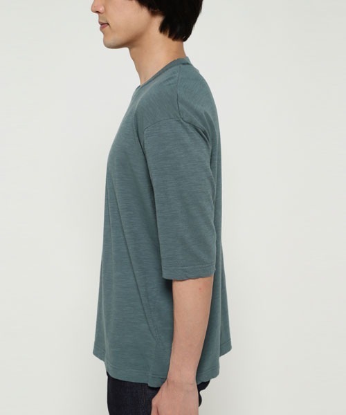SUNSPEL(サンスペル)の「SUNSPEL / MEN’S COTTON RAMIE JERSEY(Tシャツ/カットソー・メンズ・ブラック/ダークグリーン/チャコール・SMALL/MEDIUM/LARGE)」の12枚目の写真