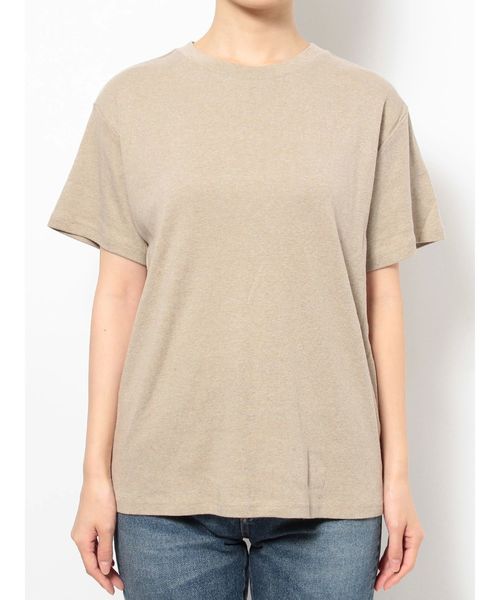 Ungrid（アングリッド）の「オーガニックコットンTee（Tシャツ/カットソー・レディース・ブラック/パープル/モカ/オフホワイト・FREE）」の7枚目の写真