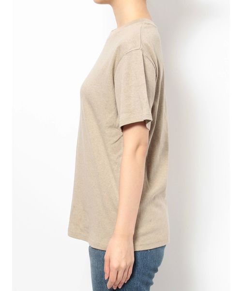 Ungrid（アングリッド）の「オーガニックコットンTee（Tシャツ/カットソー・レディース・ブラック/パープル/モカ/オフホワイト・FREE）」の8枚目の写真
