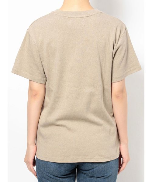 Ungrid（アングリッド）の「オーガニックコットンTee（Tシャツ/カットソー・レディース・ブラック/パープル/モカ/オフホワイト・FREE）」の9枚目の写真