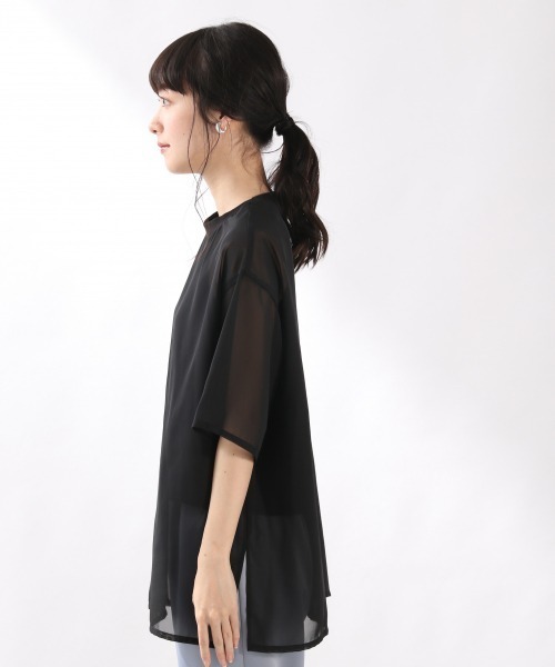 LOWRYS FARM(ローリーズファーム)の「タイダイシアーTEE 881025(Tシャツ/カットソー・レディース・ブラック/イエロー/ブルー/アイボリー・FREE)」の17枚目の写真