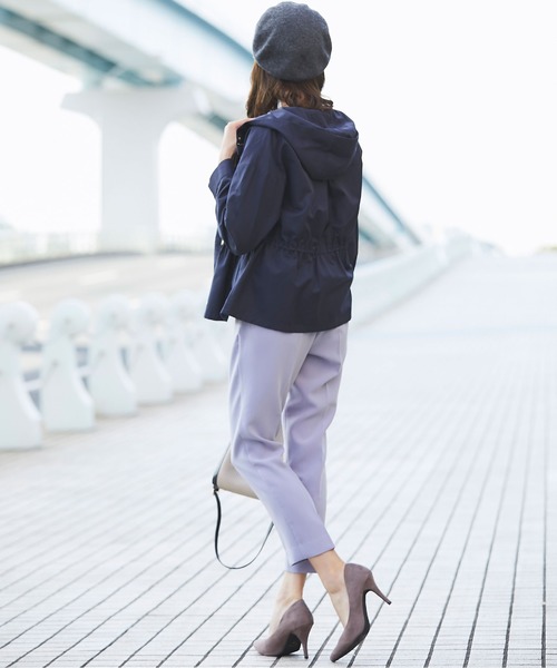 12Twelve Agenda（トゥエルブ　アジェンダ）の「ウエストリボンテーパードパンツ（その他パンツ・レディース・ブラック/ベージュ/ラベンダー・S/M）」の5枚目の写真