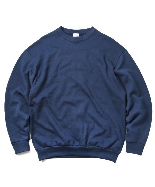MILITARY（ミリタリー）の「実物 新品 デッドストック 米軍 NAVY スウェットシャツ（スウェット・メンズ・ネイビー・M/L）」の3枚目の写真