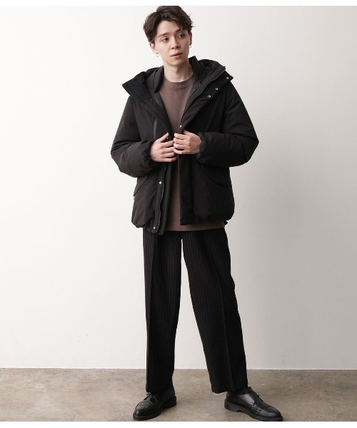 JUNRED(ジュンレッド)の「ピュアホワイトダウンジャケット(ダウンジャケット/コート・メンズ・ホワイト/ブラック/カーキ・LL/S/M/L)」の5枚目の写真