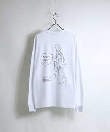 Confirm（コンファーム）の「Confirm / コンファーム ガールオリジナルイラスト ビッグシルエットロンT（Tシャツ/カットソー・メンズ）」