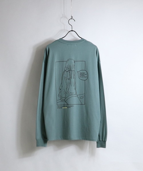 セール Confirm コンファーム Girlオリジナルイラストビッグシルエットロンt Tシャツ カットソー Confirm コンファーム のファッション通販 Zozotown