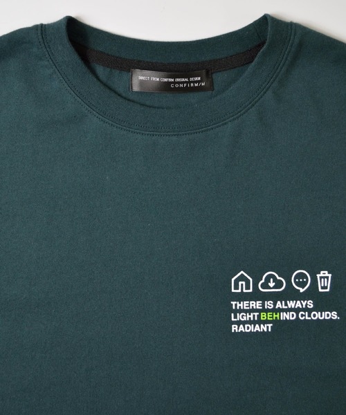 Confirm（コンファーム）の「Confirm / コンファーム ガールオリジナルイラスト ビッグシルエットロンT（Tシャツ/カットソー・メンズ・ホワイト/チャコールグレー/ブラック/ベージュ/サックスブルー/グリーン/ミント/ホワイト系その他/ホワイト系その他2・M/L）」の20枚目の写真