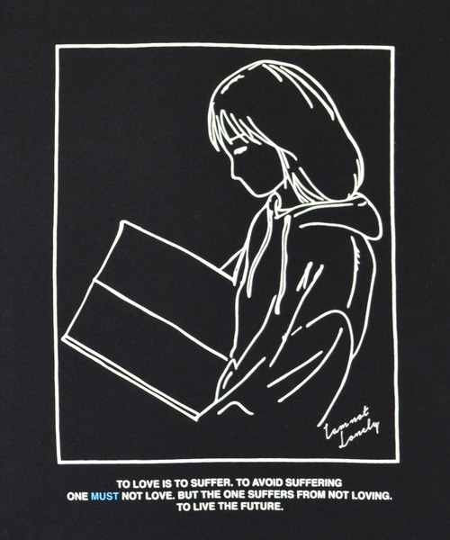 Confirm（コンファーム）の「Confirm / コンファーム ガールオリジナルイラスト ビッグシルエットロンT（Tシャツ/カットソー・メンズ・ホワイト/チャコールグレー/ブラック/ベージュ/サックスブルー/グリーン/ミント/ホワイト系その他/ホワイト系その他2・M/L）」の13枚目の写真