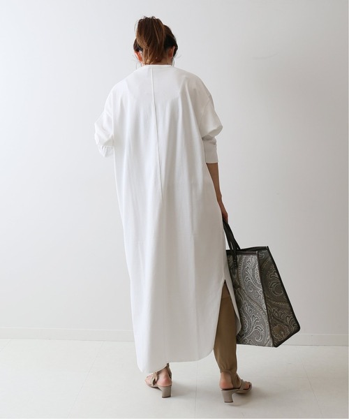 FRAMeWORK（フレームワーク）の「【ATON】ROUND HEM DRESS SUVIN