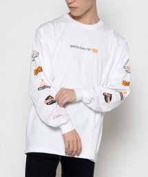 BEN DAVIS | WEGO/BEN DAVIS 袖プリントロゴロンT(Tシャツ/カットソー)