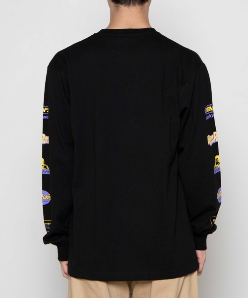 BEN DAVIS(ベンデイビス)の「WEGO/BEN DAVIS 袖プリントロゴロンT(Tシャツ/カットソー・メンズ・ホワイト/ブラック・MEDIUM/LARGE)」の14枚目の写真