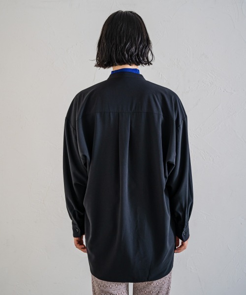 PAGEBOY（ページボーイ）の「バンドカラージョーゼットシャツ（シャツ/ブラウス・レディース・オフホワイト/ブラウン/ブラック・FREE）」の17枚目の写真