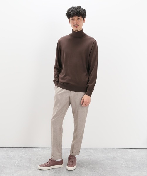 EDIFICE(エディフィス)の「ウール ツィード 2WAYストレッチ イージーテーパーパンツ(その他パンツ・メンズ・ブラック/ベージュ/グレー・SMALL/MEDIUM/LARGE/X-LARGE)」の6枚目の写真