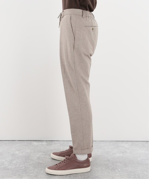 EDIFICE(エディフィス)の「ウール ツィード 2WAYストレッチ イージーテーパーパンツ(その他パンツ・メンズ・ブラック/ベージュ/グレー・SMALL/MEDIUM/LARGE/X-LARGE)」の4枚目の写真