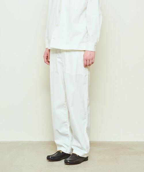 UNITED ARROWS & SONS（ユナイテッドアローズアンドサンズ）の「UNITED ARROWS & SONS（ユナイテッドアローズ＆サンズ）OATMEAL BAKER PANTS（その他パンツ・メンズ・ホワイト/ブラック/オリーブ・S/M/L/XL）」の5枚目の写真